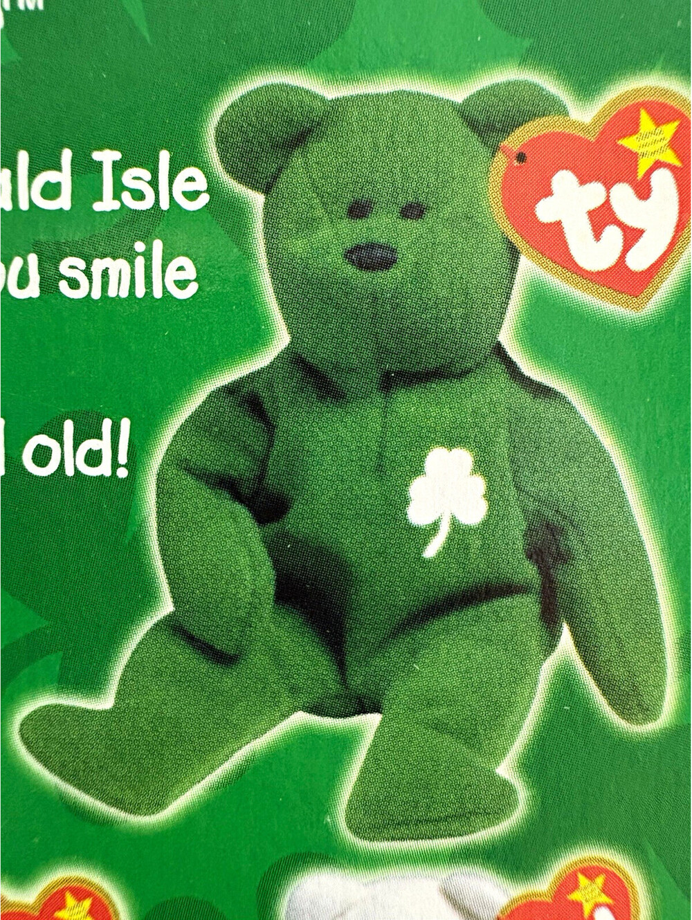 Ty Beanie Babies Erin the Bear McDonald’s Teenie Beanie Baby 1999